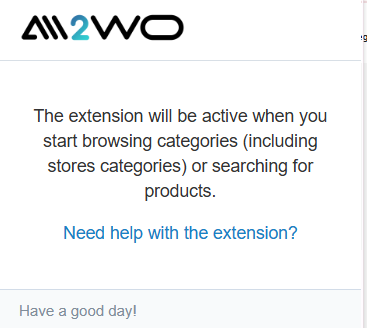 Aliexpress dropshipping extension popup error